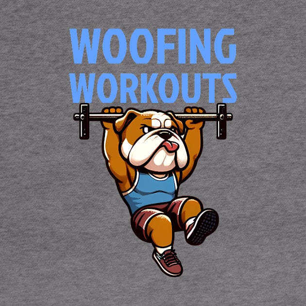 Woofing Workouts: Bulldog's Pull-Up Challenge by Purrformance Wear